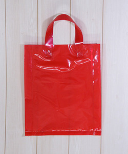 PE고리쇼핑백-빨강색(대) 36cm*45cm/100장